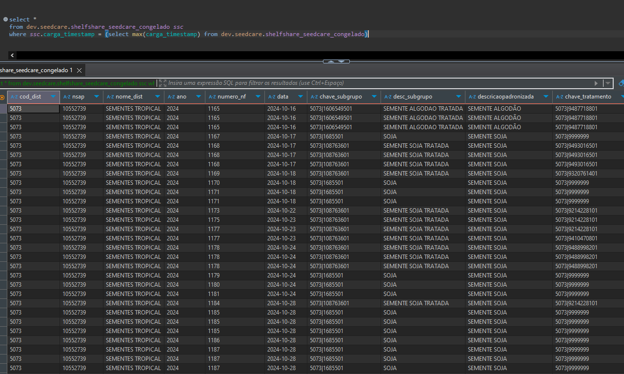 dbeaver select screenshot